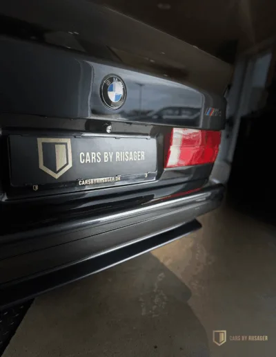 BMW M3 E30 M3 logo detalje på klassisk BMW fra 1988
