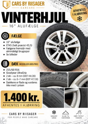 Brugte 16 tommer alufælge ET45,5