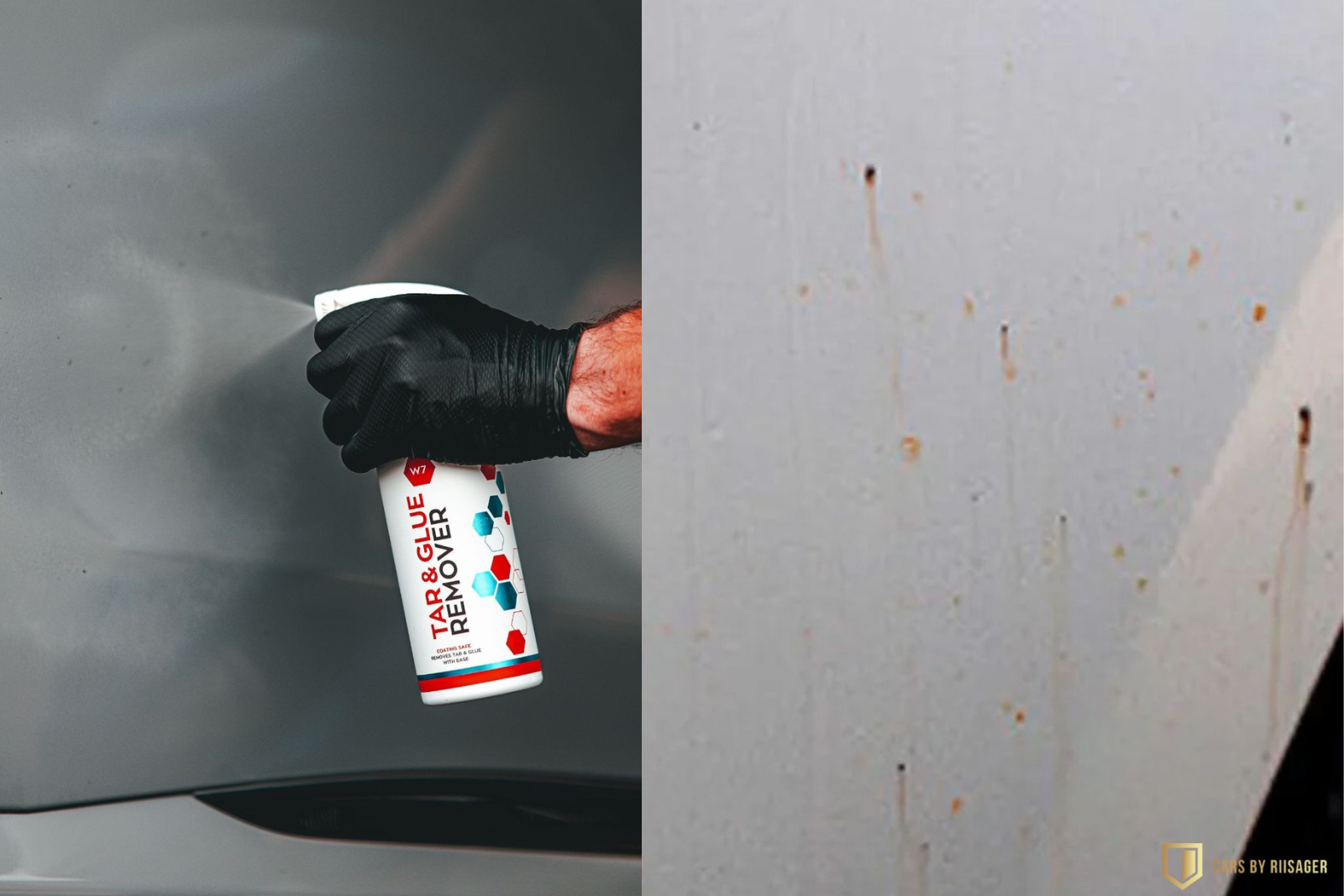 Gtechniq W7 Tar & Glue Remover fjerner tjærepletter fra bilens lak.